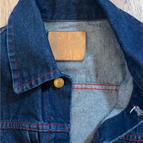 B SIDES Blue Jean Jacket with Gold Buttons (jeans not included!See other listing - Picture 5 of 12